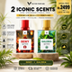 Dewy + Galoria Perfume Set – Long Lasting Premium Fragrance (Pack of 2 × 50ml)
