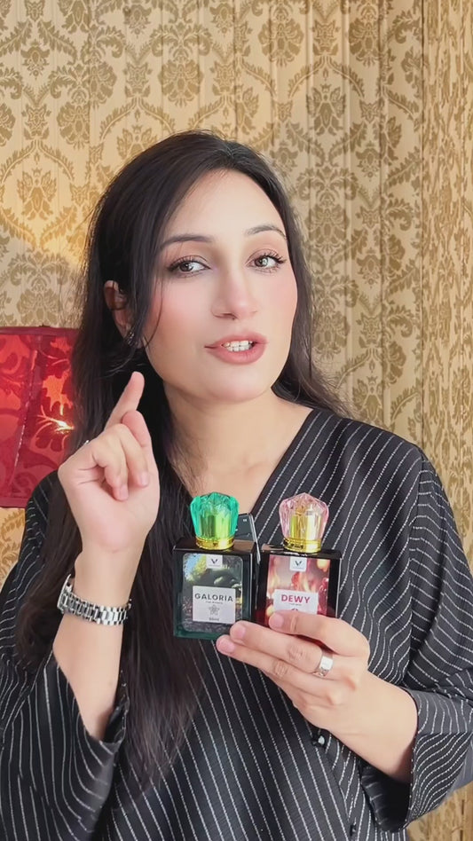Dewy + Galoria Perfume Set – Long Lasting Premium Fragrance (Pack of 2 × 50ml)
